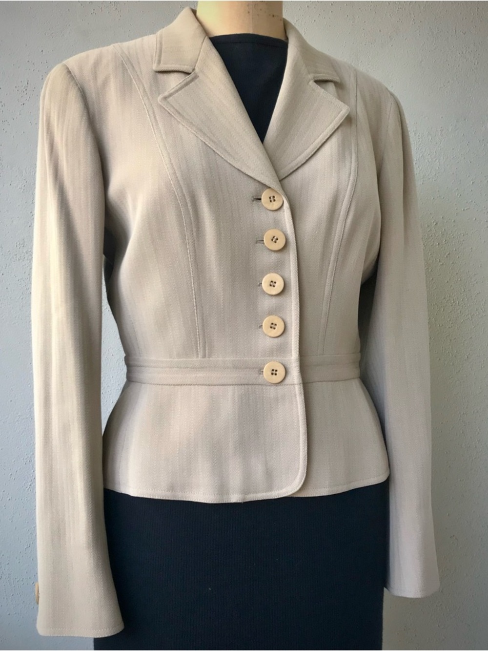 Giorgio Armani Jacket Woman Size-S Tan Blazer